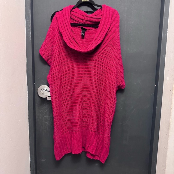 torrid Sweaters - Torrid Vibrant Red Cowl Neck Sweater